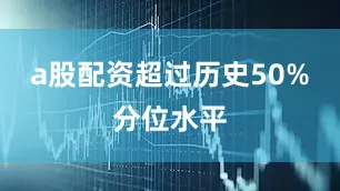 a股配资超过历史50%分位水平